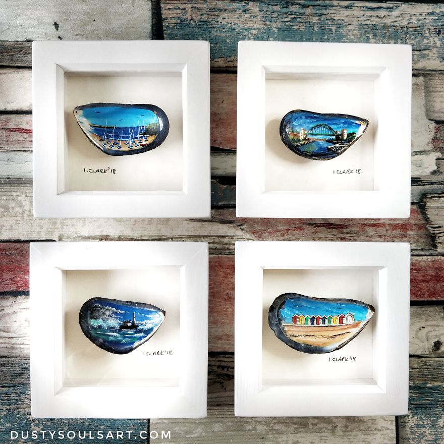 I Make A Living From Painting On Feathers And Shells In A Beautiful Seaside Town