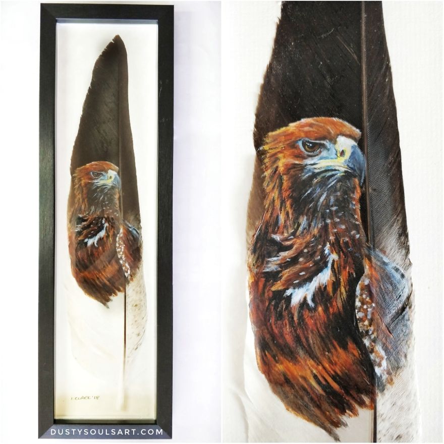 I Make A Living From Painting On Feathers And Shells In A Beautiful Seaside Town