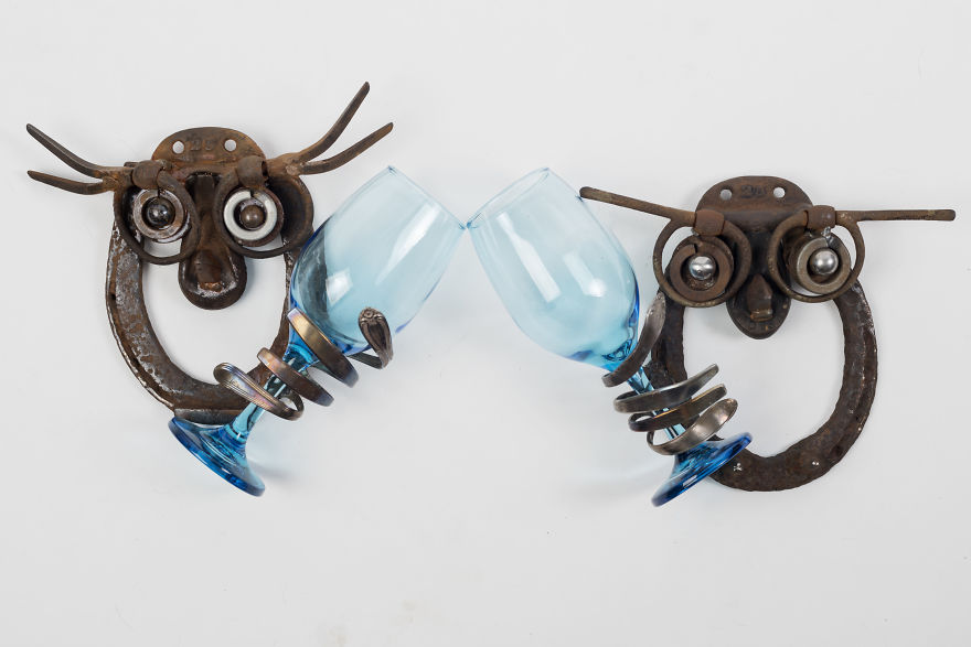 I Use Rusty Objects To Make A Brood Of "Wine Chicks" I Use Rusty Objects To Make A Brood Of "Wine Chicks"