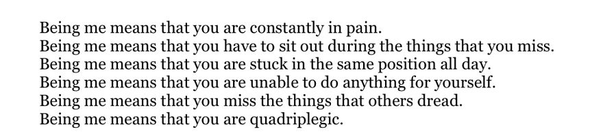 I Am A 11-Year-Old Quadriplegic And These Are Poems About The Hardship Of Being Me I Am A 11-Year-Old Quadriplegic And These Are Poems About The Hardship Of Being Me