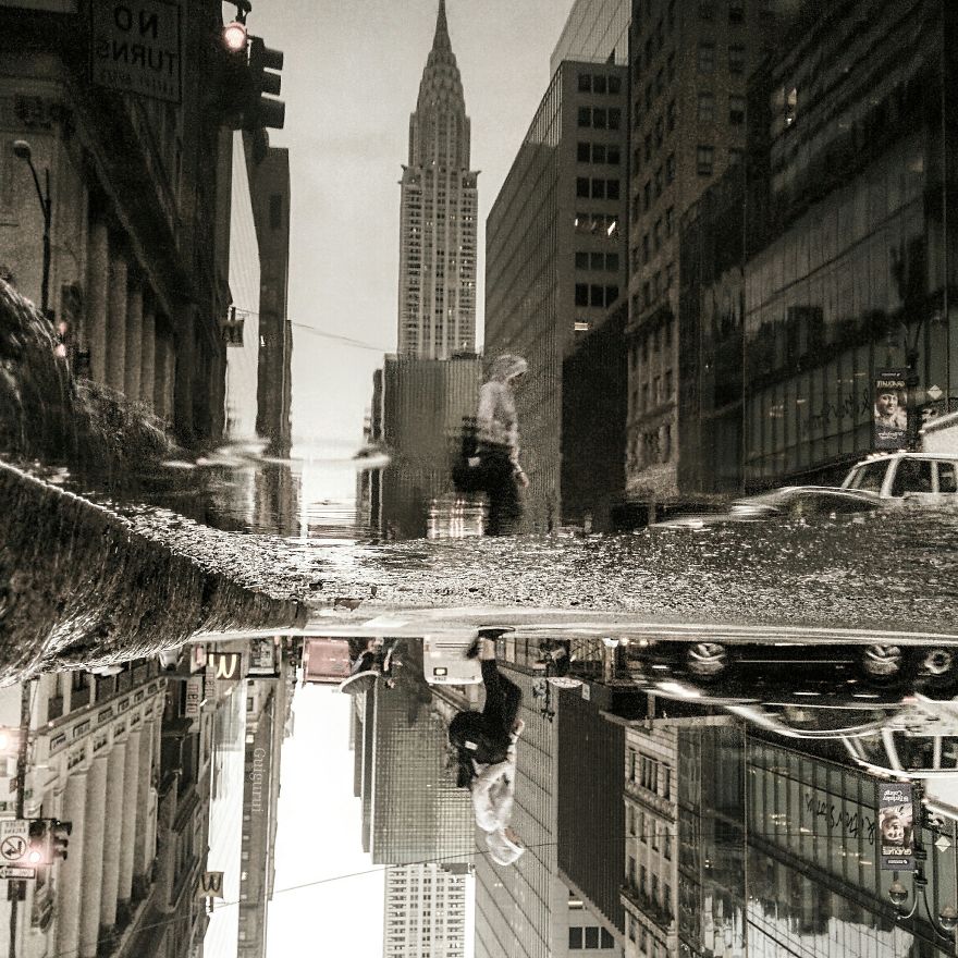 You´ve Never Seen Nyc Like This. I Caputred
the Parallel Worlds Of New York City Through Puddles You´ve Never Seen Nyc Like This. I Caputred
the Parallel Worlds Of New York City Through Puddles