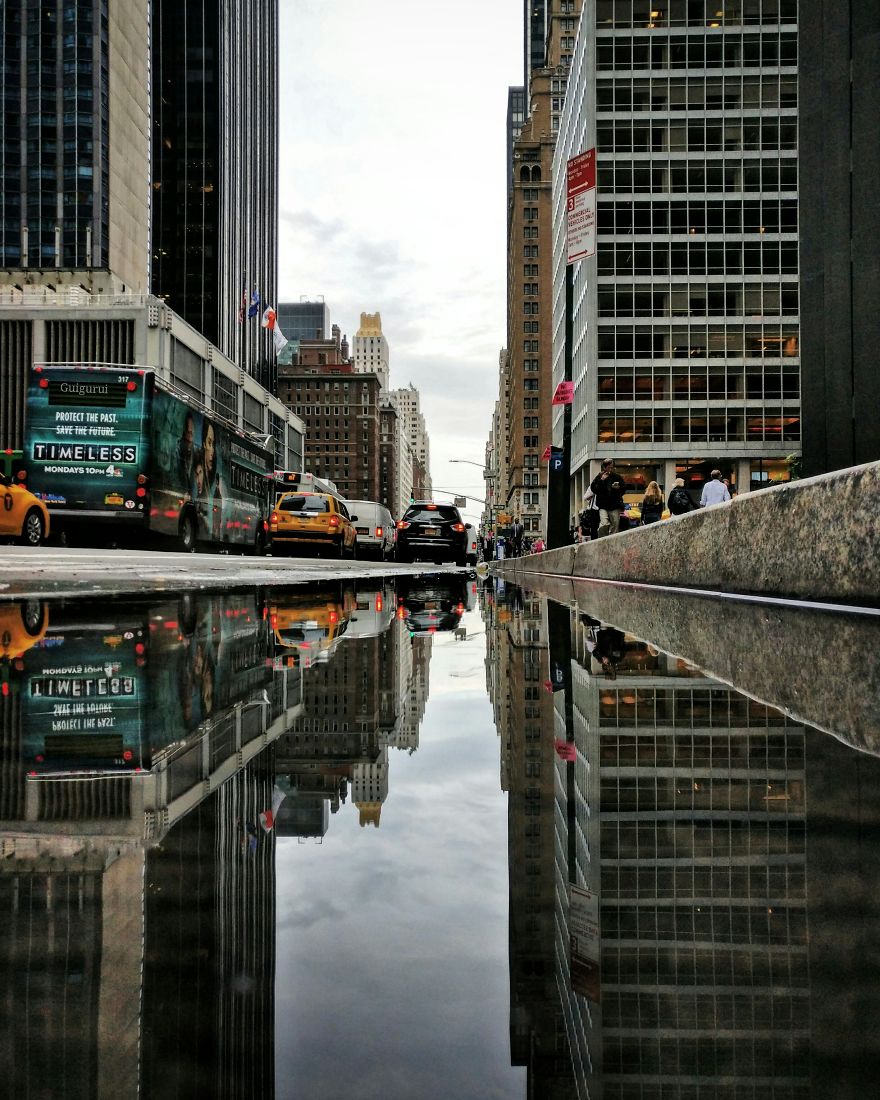 You´ve Never Seen Nyc Like This. I Caputred
the Parallel Worlds Of New York City Through Puddles You´ve Never Seen Nyc Like This. I Caputred
the Parallel Worlds Of New York City Through Puddles