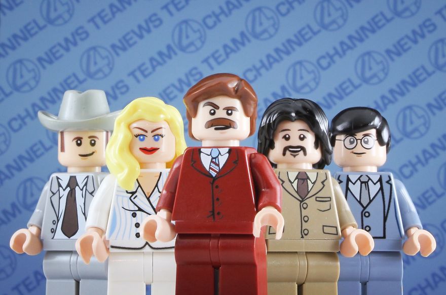This Just In... Anchorman Scenes Recreated With Lego Minifigs This Just In... Anchorman Scenes Recreated With Lego Minifigs
