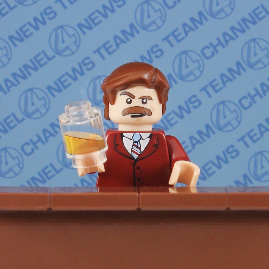 This Just In... Anchorman Scenes Recreated With Lego Minifigs This Just In... Anchorman Scenes Recreated With Lego Minifigs
