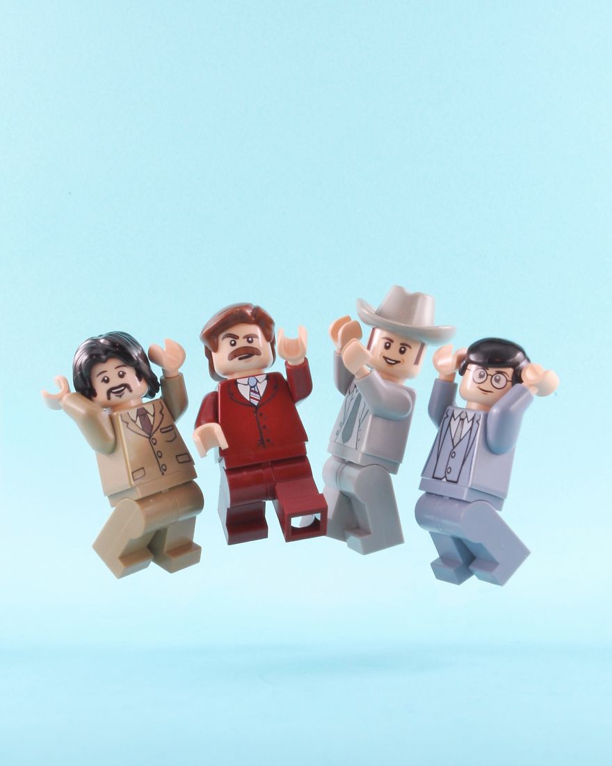 This Just In... Anchorman Scenes Recreated With Lego Minifigs