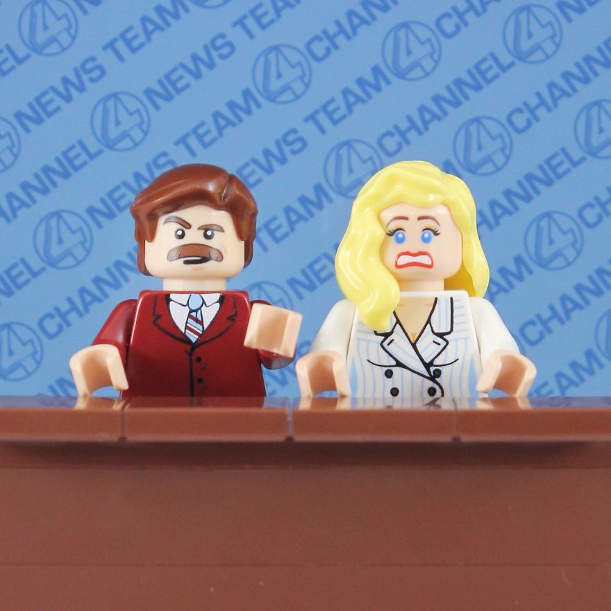 This Just In... Anchorman Scenes Recreated With Lego Minifigs
