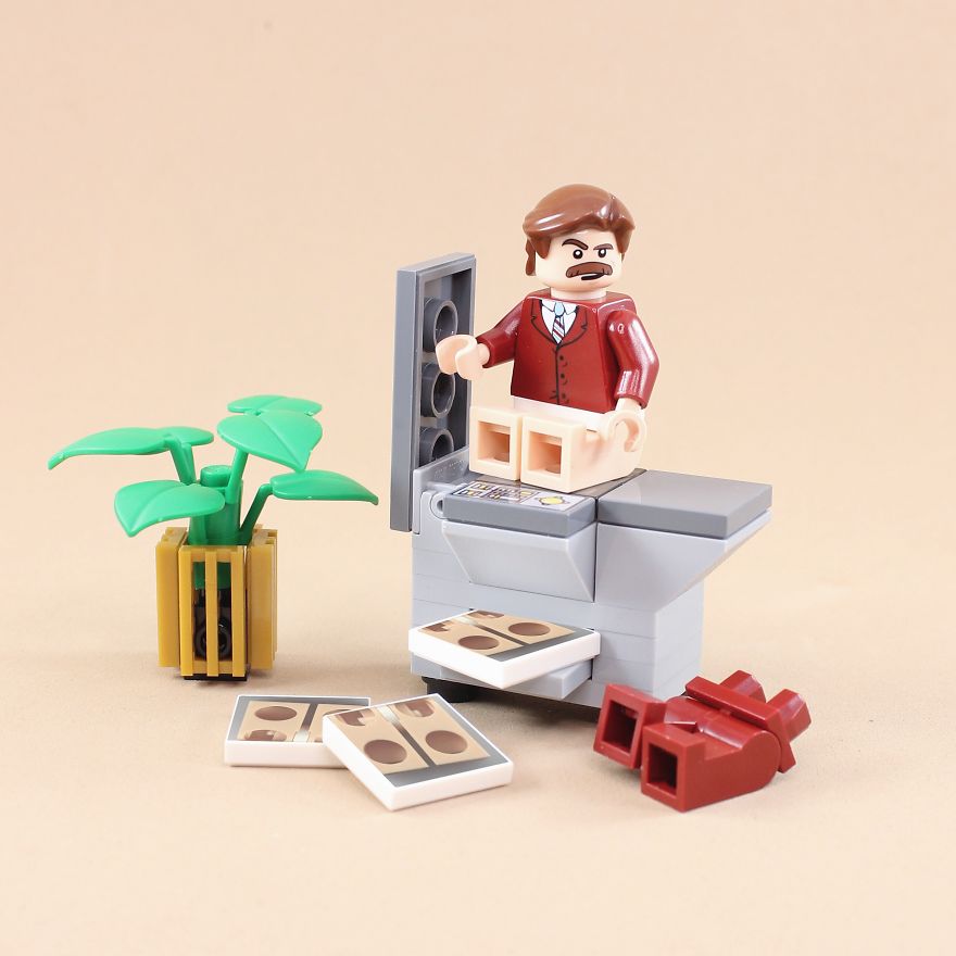 This Just In... Anchorman Scenes Recreated With Lego Minifigs