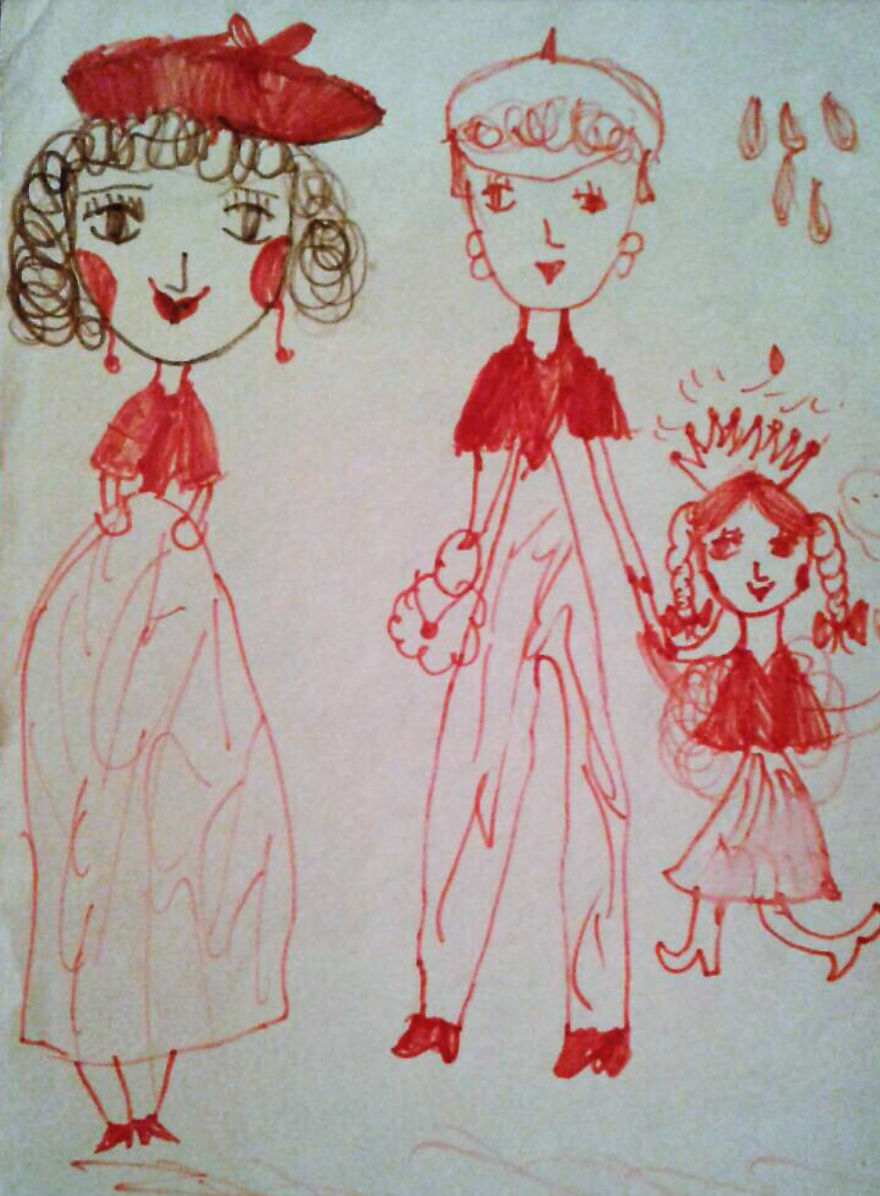 I Have Drawn My Family Portrait Since I Was Three And Here What It Looks Like