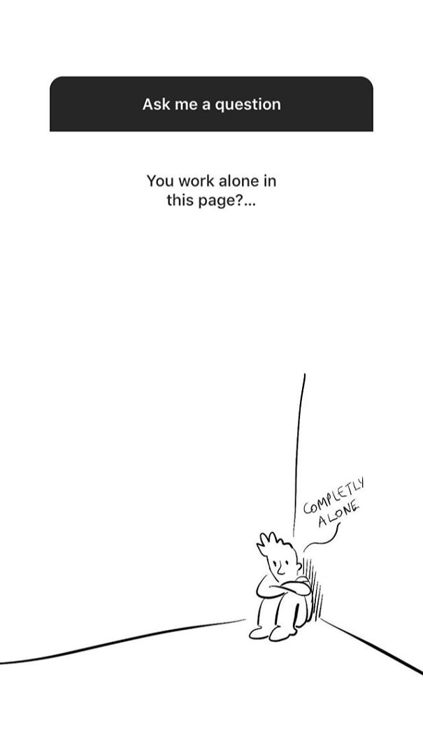 I Reply With Drawings To The New Instagram Questions Feature.