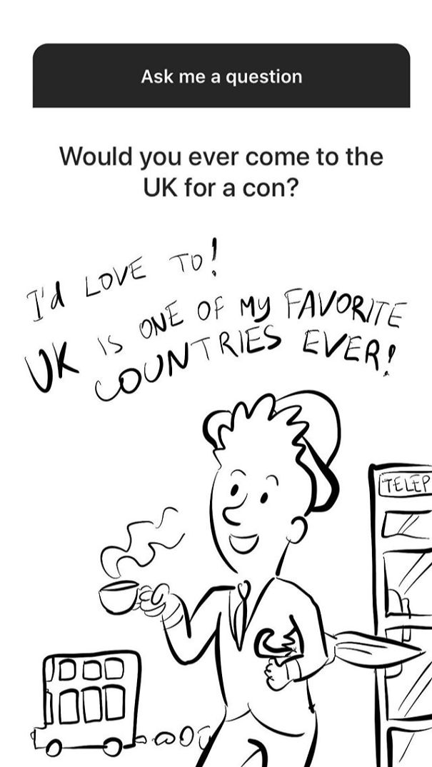 I Reply With Drawings To The New Instagram Questions Feature.