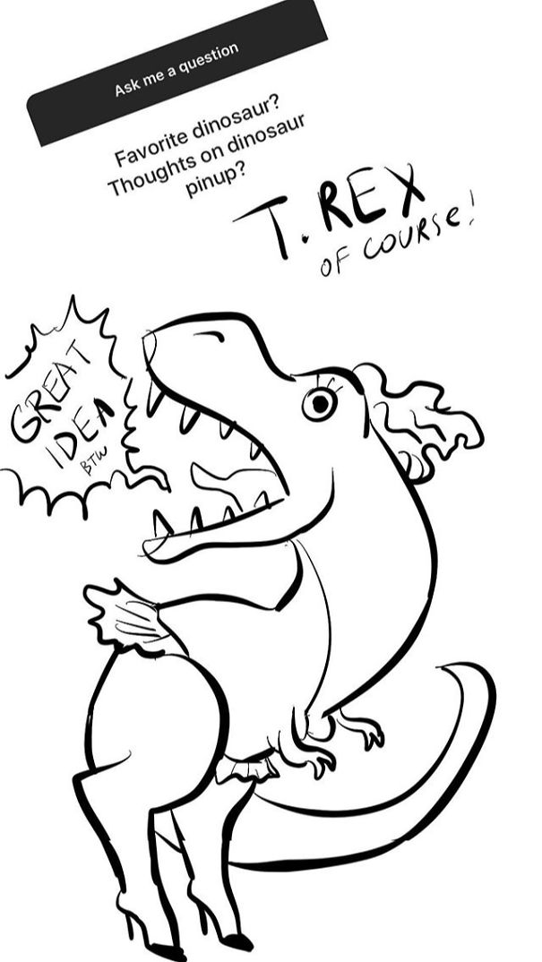 I Reply With Drawings To The New Instagram Questions Feature.