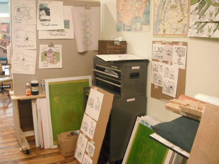 Looking Back At My Different Studio Spaces