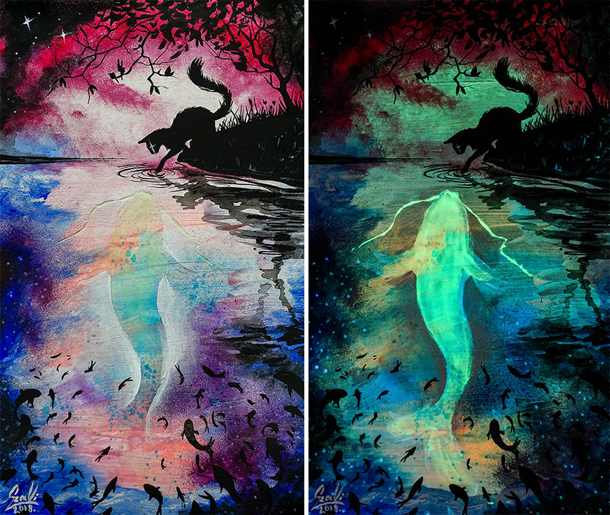 Glow-In-The-Dark-Paintings-Vivien-Szaniszlo