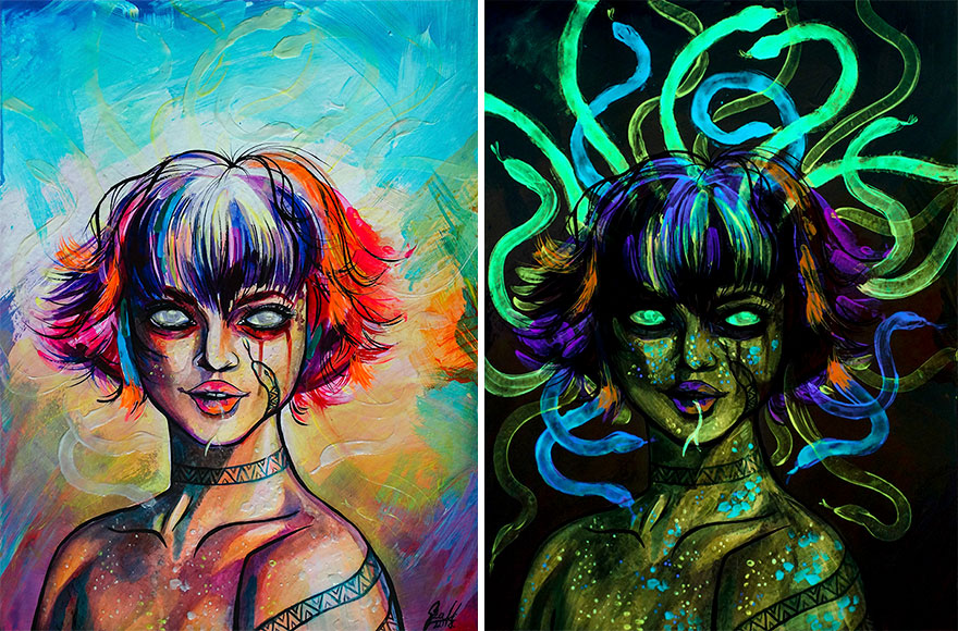 Glow-In-The-Dark-Paintings-Vivien-Szaniszlo