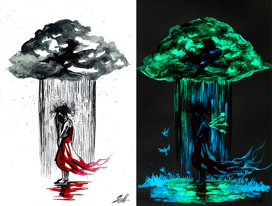 Glow-In-The-Dark-Paintings-Vivien-Szaniszlo