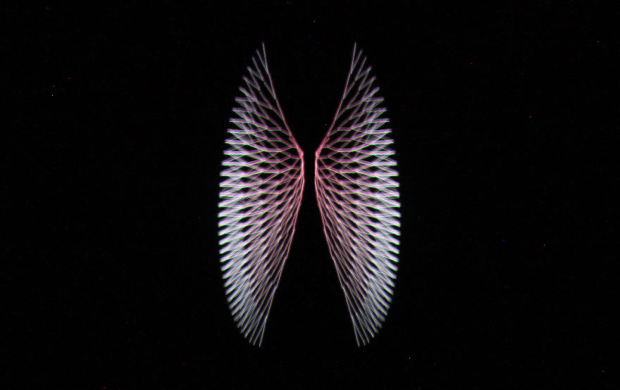 I Spent The Last Two Years Making A Light Painting Robot That Draws Natural Patterns