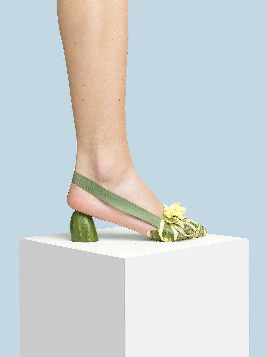 The Organic Slingback Kitten Heel