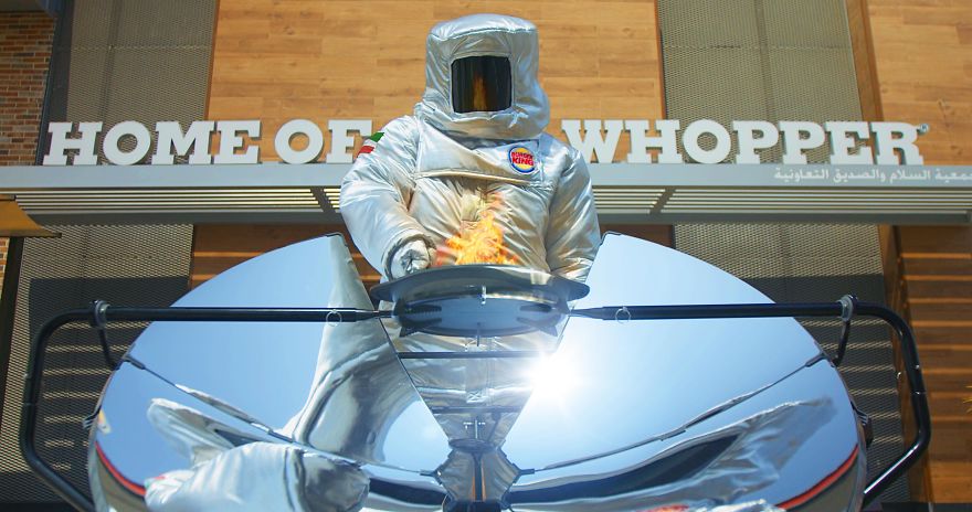 One Small Step To The Grill, One Giant Leap For Burgerkind - Burger King Found A Way To Sun-Grill A Whopper