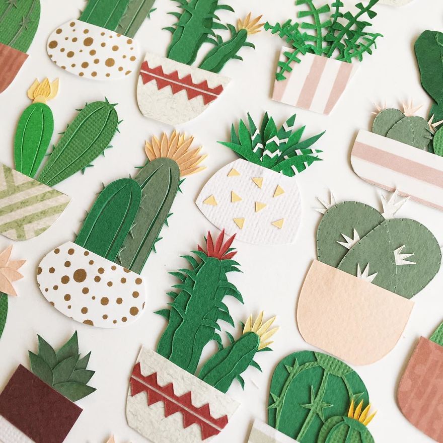 Russian Artist Creates Intricate Paper Plants Without Using Scissors Russian Artist Creates Intricate Paper Plants Without Using Scissors