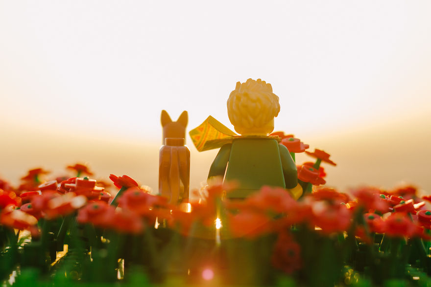 Photographer Pictures Iconic Scenes From The Book "The Little Prince" With Lego Photographer Pictures Iconic Scenes From The Book "The Little Prince" With Lego