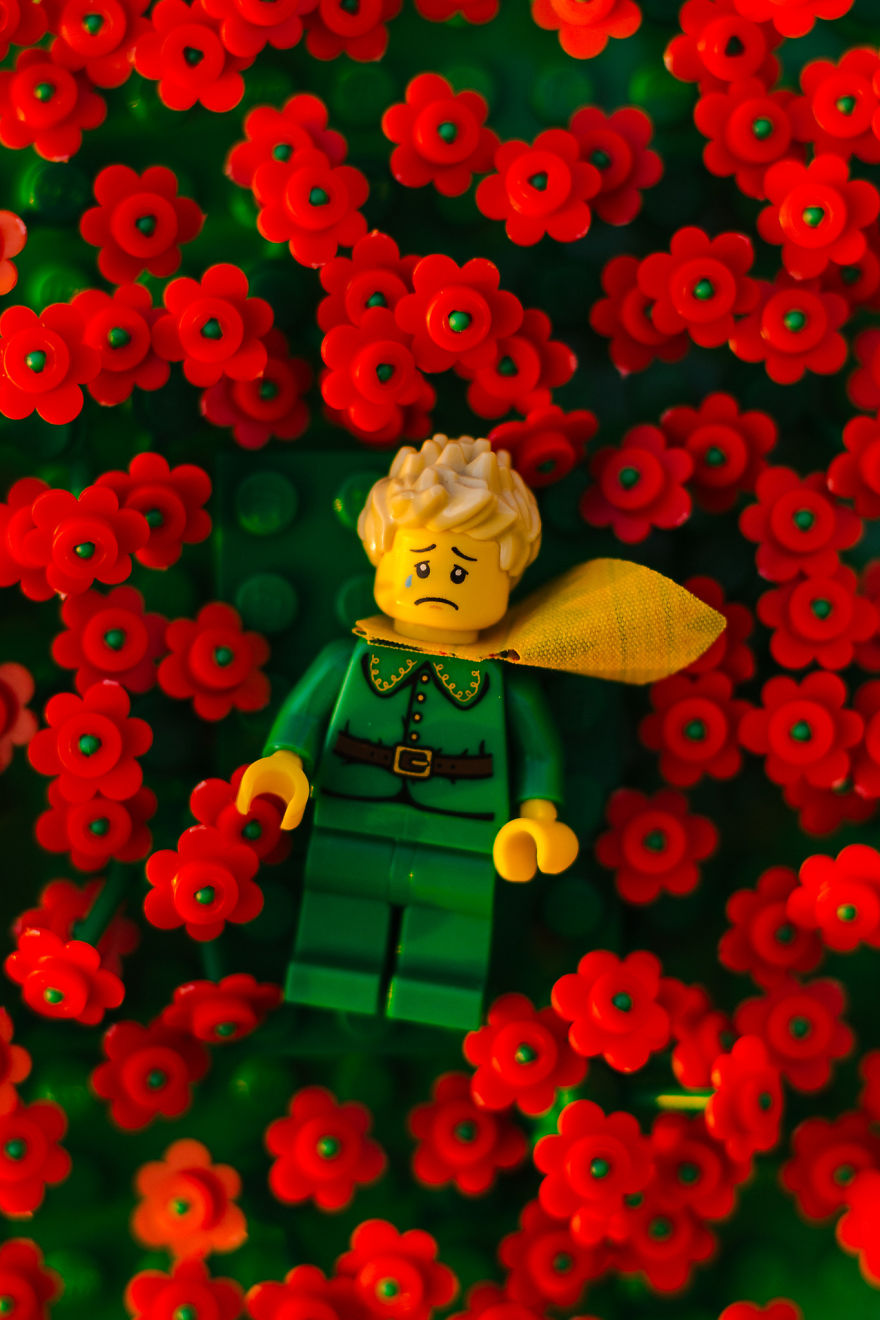 Photographer Pictures Iconic Scenes From The Book "The Little Prince" With Lego Photographer Pictures Iconic Scenes From The Book "The Little Prince" With Lego