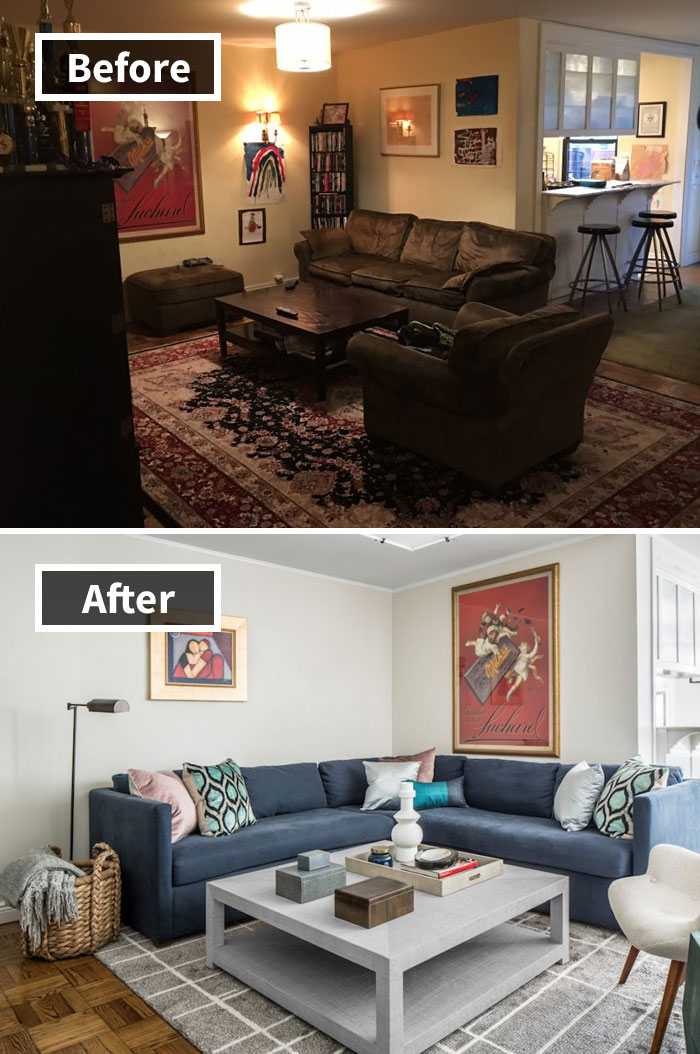 A Living Room Renovation For Comfort And Relaxing