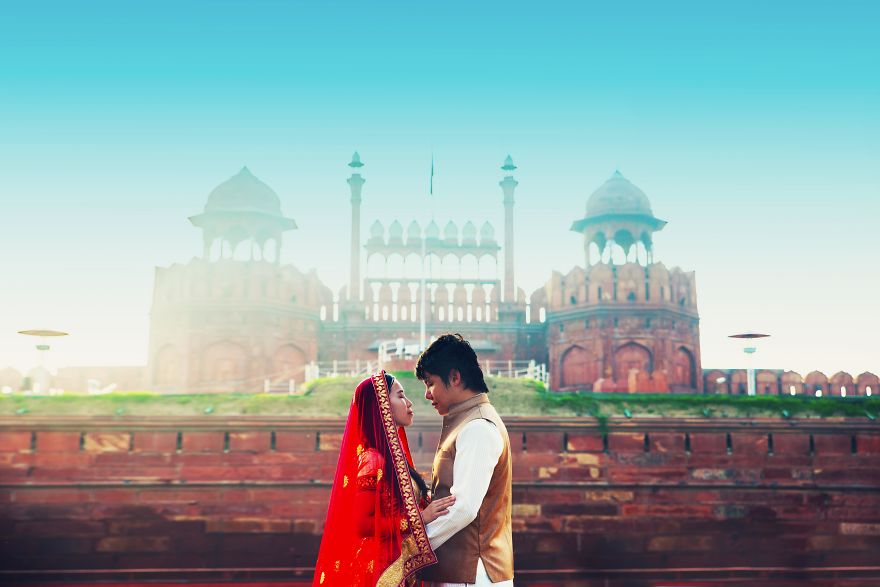 Chinese Couple Came To India For His Pre-Wed Shoot