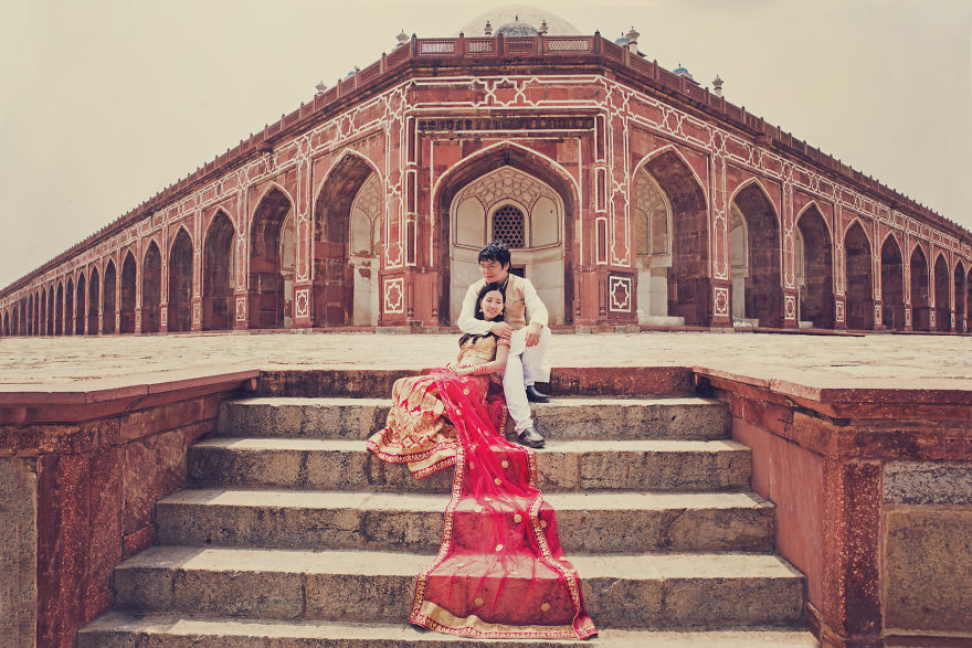 Chinese Couple Came To India For His Pre-Wed Shoot