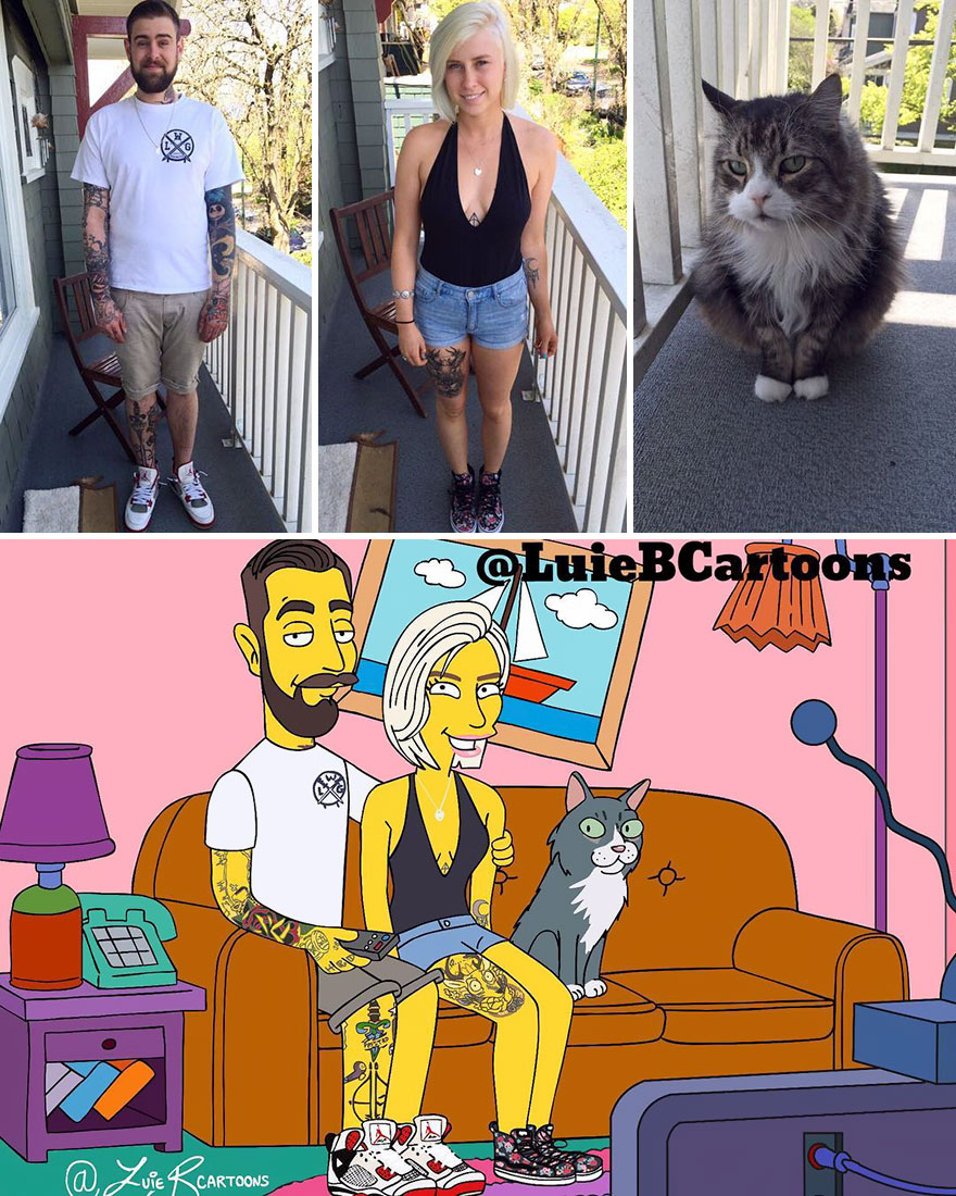 Ordinary People As Simpsons