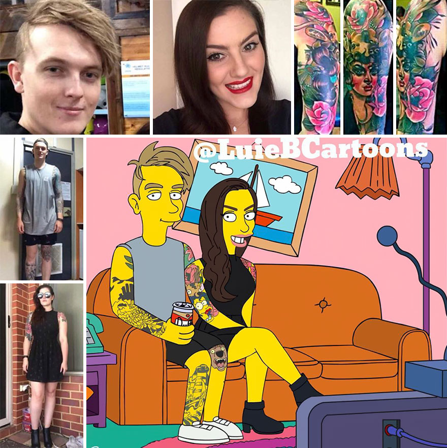 Ordinary People As Simpsons