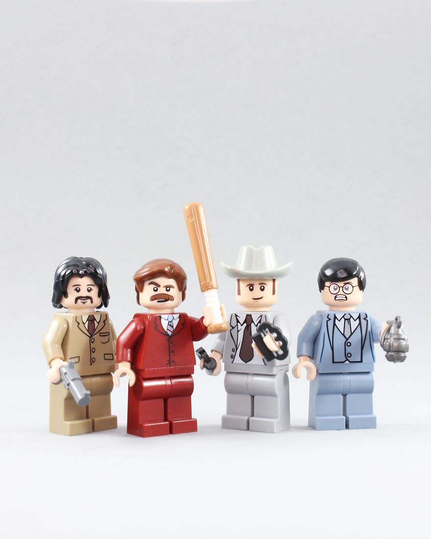 This Just In... Anchorman Scenes Recreated With Lego Minifigs This Just In... Anchorman Scenes Recreated With Lego Minifigs