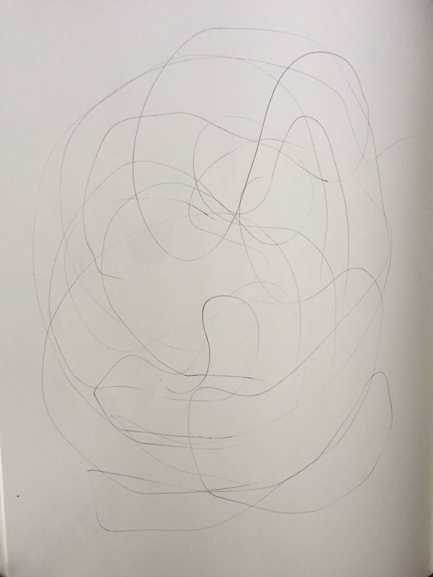 How This Drawing Turned From A Random Scribble To This