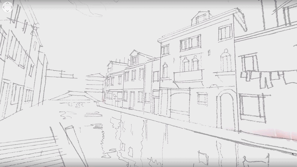 You Can Go Inside My Watercolor Painting Of Burano In Our 360⁰ Vr Animation
