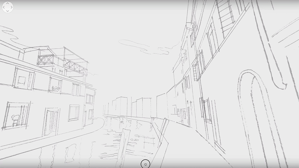 You Can Go Inside My Watercolor Painting Of Burano In Our 360⁰ Vr Animation