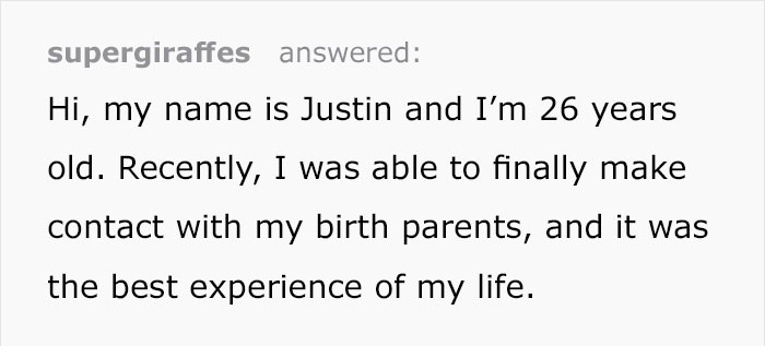 This 26 Y.O Guy Messages His Mother Who Put Him Up For Adoption And Her Response Is Unexpected This 26 Y.O Guy Messages His Mother Who Put Him Up For Adoption And Her Response Is Unexpected