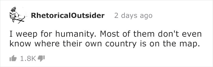 Jimmy Kimmel Asked A Stupidly Simple Geography Question, And These People Still Managed To Fail Jimmy Kimmel Asked A Stupidly Simple Geography Question, And These People Still Managed To Fail