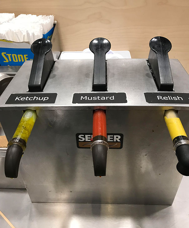 This Condiment Pump Station