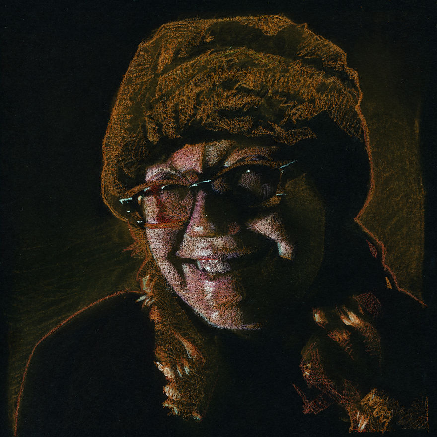 I've Drawn Hundreds Of Portraits Of My Friends For Their Birthdays