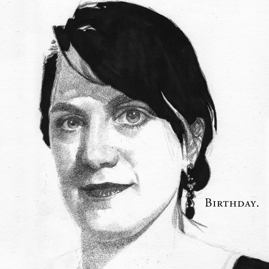 I've Drawn Hundreds Of Portraits Of My Friends For Their Birthdays I've Drawn Hundreds Of Portraits Of My Friends For Their Birthdays