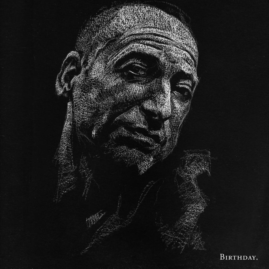 I've Drawn Hundreds Of Portraits Of My Friends For Their Birthdays I've Drawn Hundreds Of Portraits Of My Friends For Their Birthdays