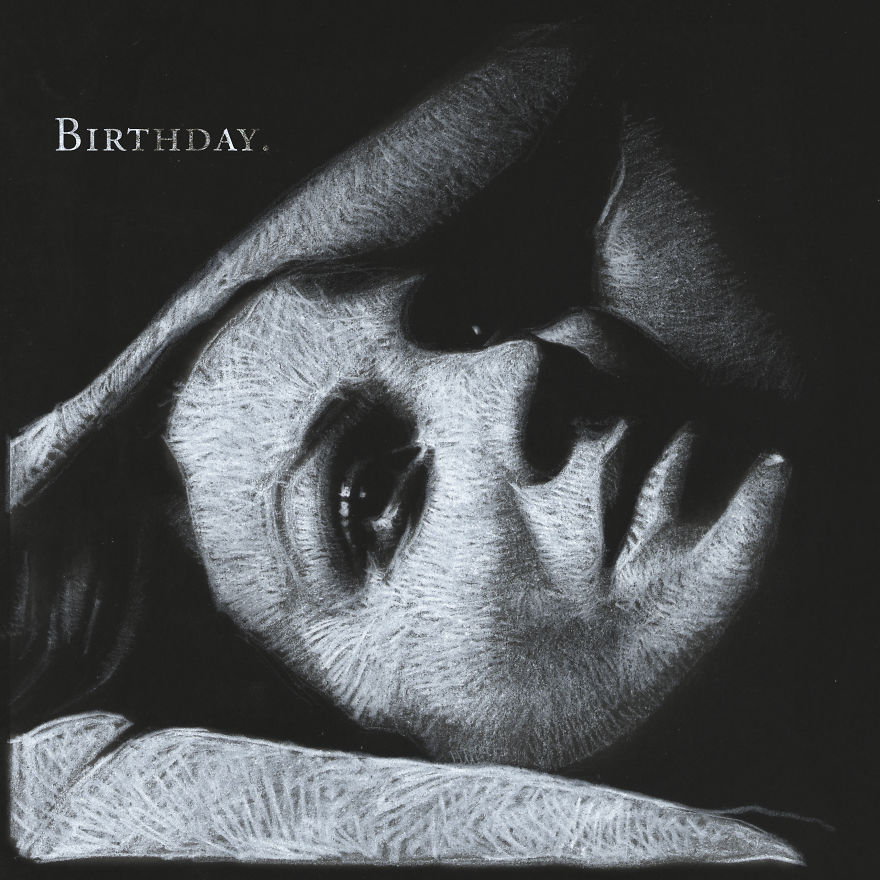 I've Drawn Hundreds Of Portraits Of My Friends For Their Birthdays I've Drawn Hundreds Of Portraits Of My Friends For Their Birthdays