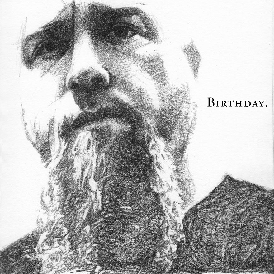 I've Drawn Hundreds Of Portraits Of My Friends For Their Birthdays I've Drawn Hundreds Of Portraits Of My Friends For Their Birthdays