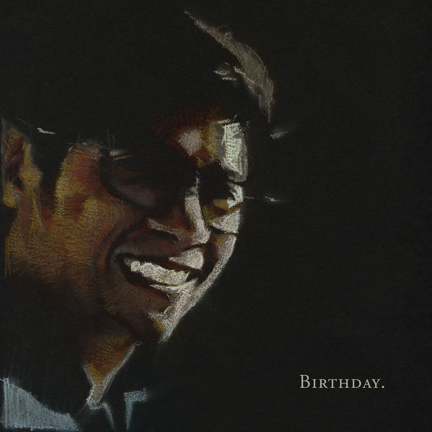 I've Drawn Hundreds Of Portraits Of My Friends For Their Birthdays I've Drawn Hundreds Of Portraits Of My Friends For Their Birthdays