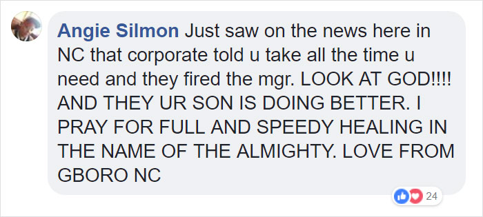 Woman Texts Manager She Can't Make It To Work Cause Her Son Is On Life Support, Her Response Gets Her Fired Woman Texts Manager She Can't Make It To Work Cause Her Son Is On Life Support, Her Response Gets Her Fired