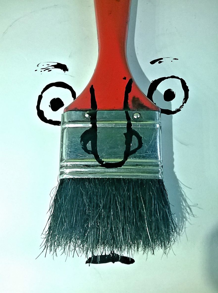 Lazy Art: I Look For Objects Lying Around To Complete My Illustrations