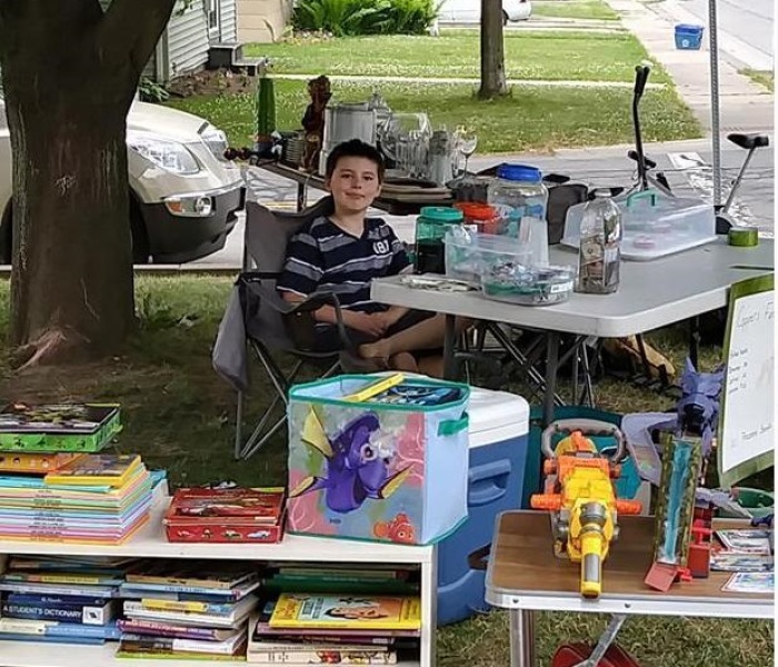 Boy Sells His Toys To Pay For His Service Dog’s Treatment