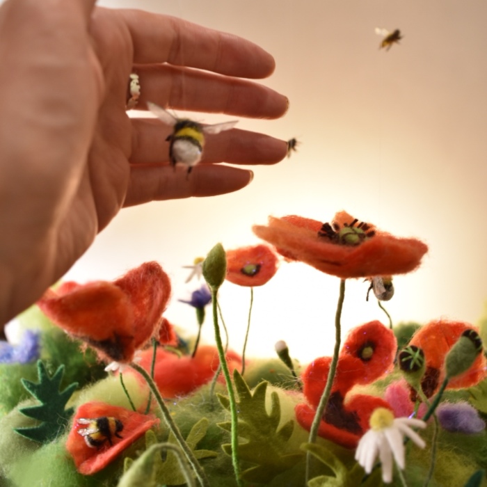 Mother Of Two Builds Beautiful 3d Felted Scenes To Produce Dreamy Digital Illustrations