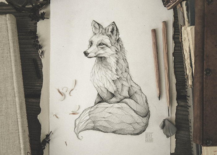 To Practice My Drawing Skills, I Drew These 19 Stylized Animals In My Sketchbook