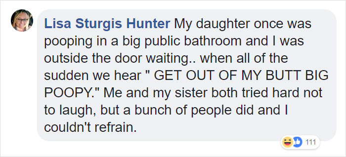Dad Has Diarrhea In Public Toilet With His 4-Year-Old, Her Reaction Makes Man In Another Stall Cry From Laughter
