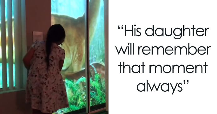 People Are Impressed At This Genius Surprise Dad Makes For His Dinosaur-Obsessed Daughter